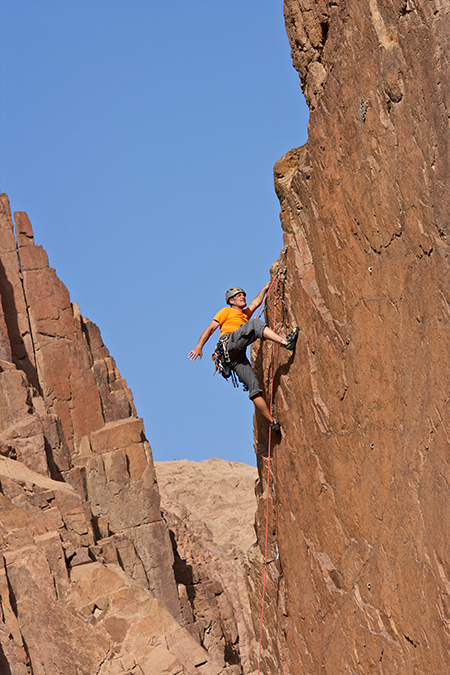 Best rock climb in Dahab